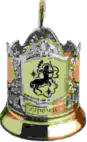 Подстаканник позолоченный Стрелец