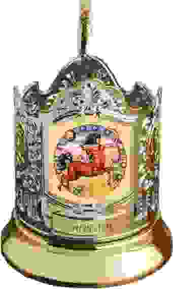 Подстаканник позолоченный Стрелец (сублимация)