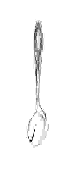 Ложка чайная "Пламя" посеребренная с чернением