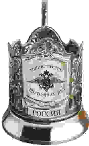 Подстаканник черненый МВД