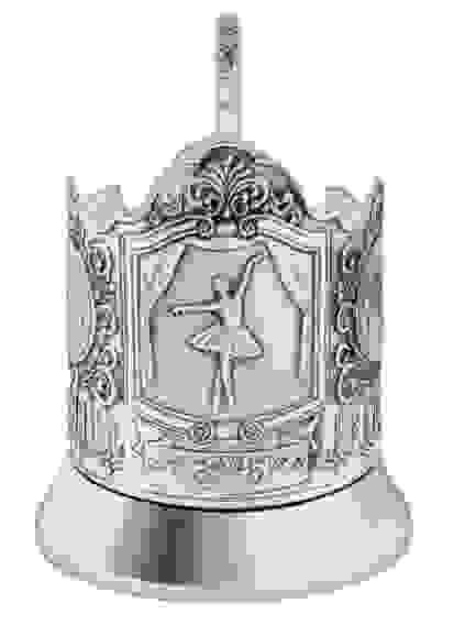 Подстаканник посеребренный "Балерина"