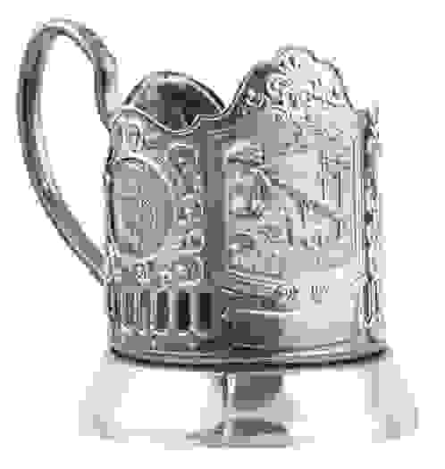 Подстаканник посеребренный "Катюша"