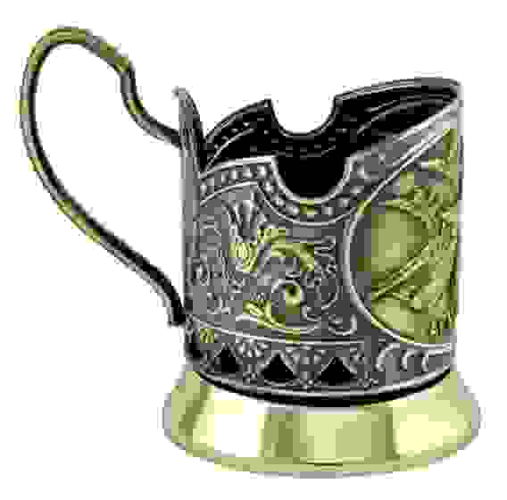 Подстаканник латунный "Армия"