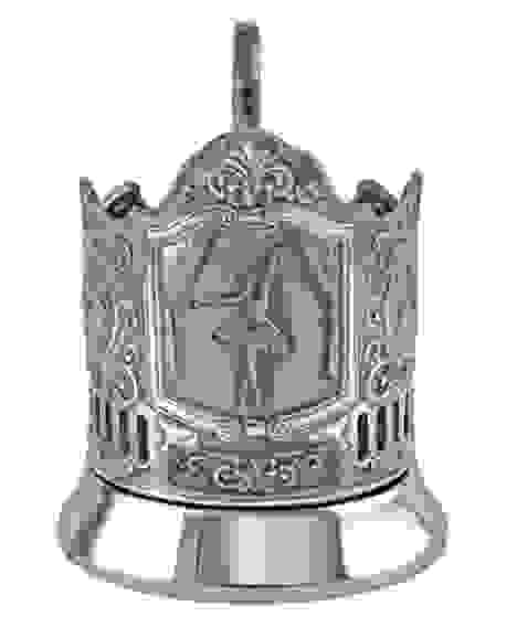 Подстаканник "Балерина" никелированный с чернью