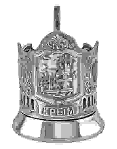 Подстаканник "Крым" никелированный с чернью