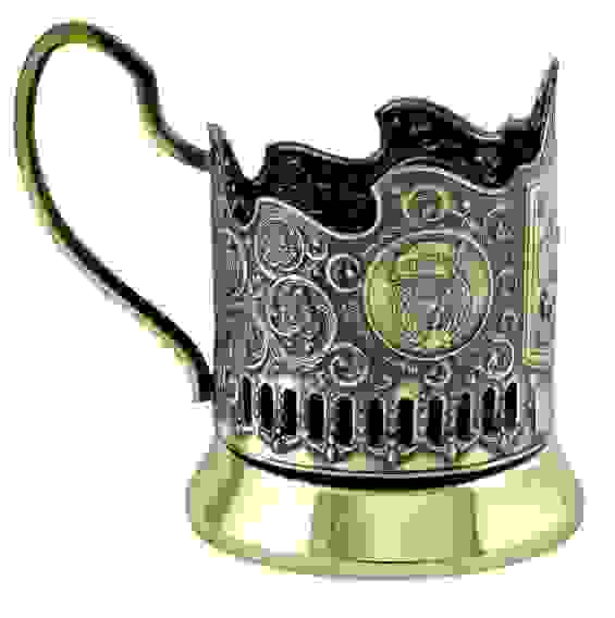 Подстаканник латунный "Катюша"