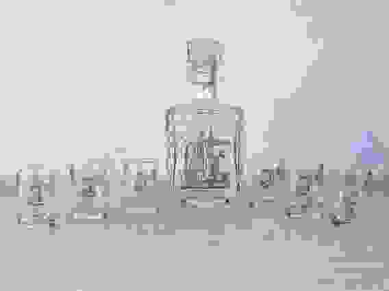 Набор для водки со штофом НЕФТЬ РОССИИ