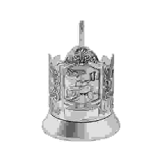 Подстаканник посеребренный "Танк Т-34"